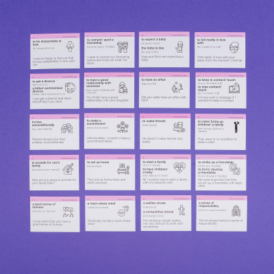 Картки для вивчення англійської мови English Student. Collocations B1