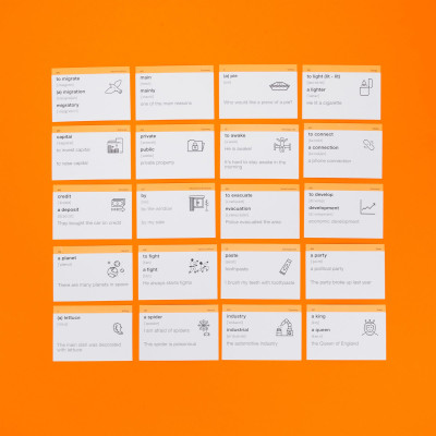 Картки для вивчення англійської мови English Student. Середній рівень B1.1+B1.2