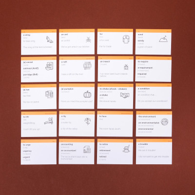 Картки для вивчення англійської мови English Student. Середній рівень B1.1+B1.2