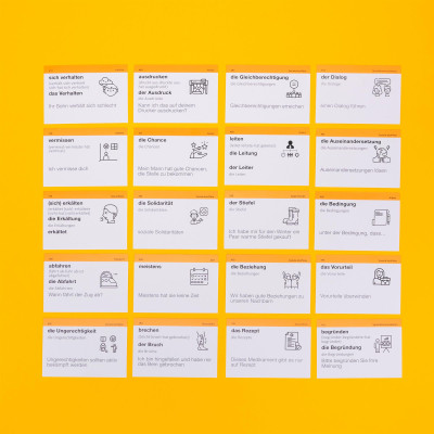 Картки для вивчення німецької мови English Student. Середній рівень B1.1+B1.2