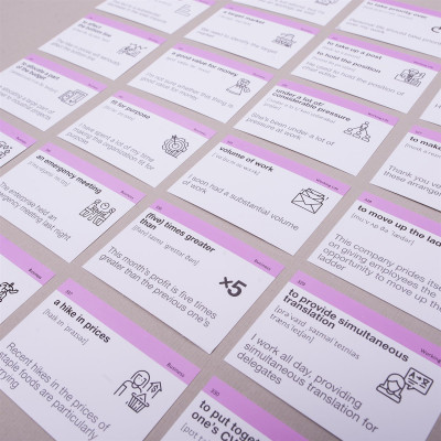 Картки для вивчення англійської мови English Student. Idioms B2-C1 & Collocation B2-C1