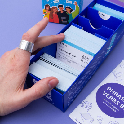 Картки для вивчення англійської мови English Student. Phrasal Verbs B1 & Phrasal Verbs B2-C1
