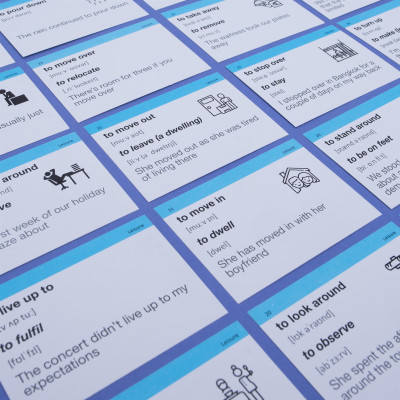 Картки для вивчення англійської мови English Student. Phrasal Verbs B1 & Phrasal Verbs B2-C1