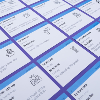 Картки для вивчення англійської мови English Student. Phrasal Verbs B1 & Phrasal Verbs B2-C1