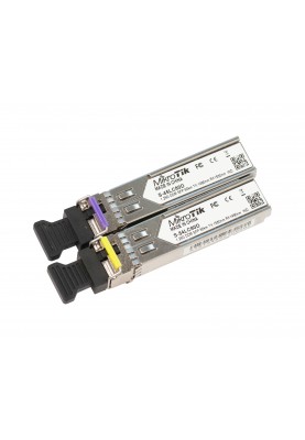 Модуль SFP MikroTik S-4554LC80D пара (1.25G Single Mode, LC, до 80км)