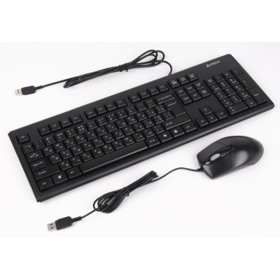 Комплект (клавіатура, миша) A4Tech KR-8572 Black