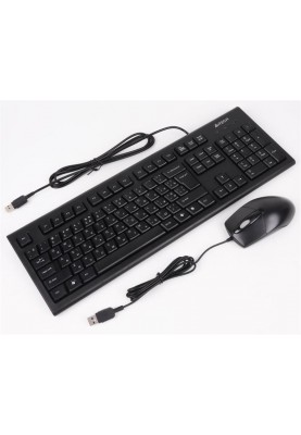Комплект (клавіатура, мишка) A4Tech KRS-8572 Black USB