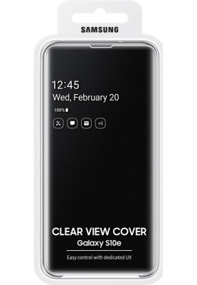 Чохол-книжка Samsung Clear View Cover для Samsung Galaxy S10e SM-G970 Black (EF-ZG970CBEGRU)