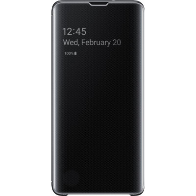Чохол-книжка Samsung Clear View Cover для Samsung Galaxy S10 SM-G973 Black (EF-ZG973CBEGRU)