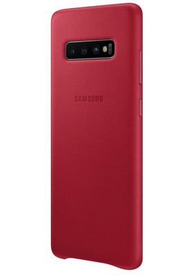 Чохол-накладка Samsung Leather Cover для Samsung Galaxy S10+ SM-G975 Red (EF-VG975LREGRU)