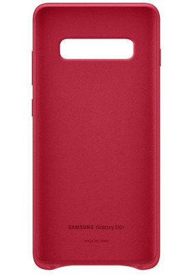Чохол-накладка Samsung Leather Cover для Samsung Galaxy S10+ SM-G975 Red (EF-VG975LREGRU)