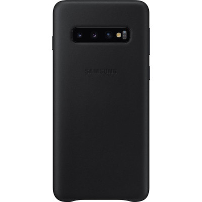 Чохол-накладка Samsung Leather Cover для Samsung Galaxy S10 SM-G973 Black (EF-VG973LBEGRU)