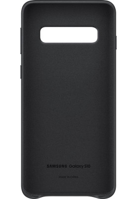 Чохол-накладка Samsung Leather Cover для Samsung Galaxy S10 SM-G973 Black (EF-VG973LBEGRU)