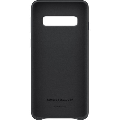 Чохол-накладка Samsung Leather Cover для Samsung Galaxy S10 SM-G973 Black (EF-VG973LBEGRU)