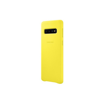 Чохол-накладка Samsung Leather Cover для Samsung Galaxy S10 SM-G973 Yellow (EF-VG973LYEGRU)
