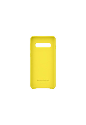 Чохол-накладка Samsung Leather Cover для Samsung Galaxy S10 SM-G973 Yellow (EF-VG973LYEGRU)