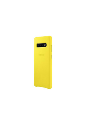 Чохол-накладка Samsung Leather Cover для Samsung Galaxy S10+ SM-G975 Yellow (EF-VG975LYEGRU)