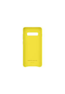 Чохол-накладка Samsung Leather Cover для Samsung Galaxy S10+ SM-G975 Yellow (EF-VG975LYEGRU)