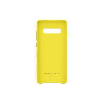 Чохол-накладка Samsung Leather Cover для Samsung Galaxy S10+ SM-G975 Yellow (EF-VG975LYEGRU)