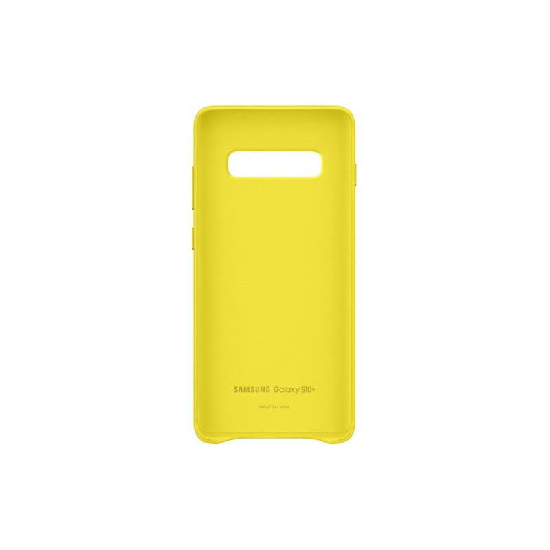 Чохол-накладка Samsung Leather Cover для Samsung Galaxy S10+ SM-G975 Yellow (EF-VG975LYEGRU)