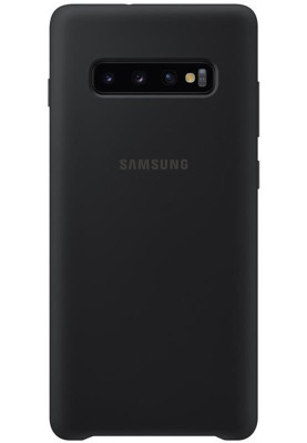 Чохол-накладка Samsung Silicone Cover для Samsung Galaxy S10+ SM-G975 Black (EF-PG975TBEGRU)