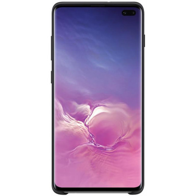 Чохол-накладка Samsung Silicone Cover для Samsung Galaxy S10+ SM-G975 Black (EF-PG975TBEGRU)