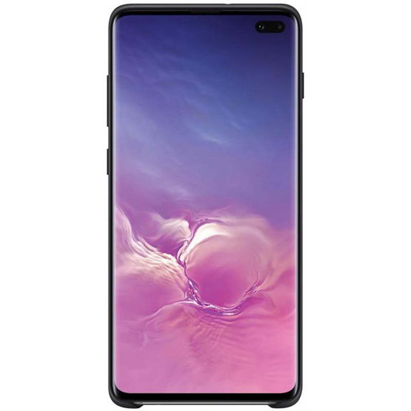 Чохол-накладка Samsung Silicone Cover для Samsung Galaxy S10+ SM-G975 Black (EF-PG975TBEGRU)