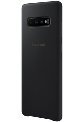 Чохол-накладка Samsung Silicone Cover для Samsung Galaxy S10+ SM-G975 Black (EF-PG975TBEGRU)