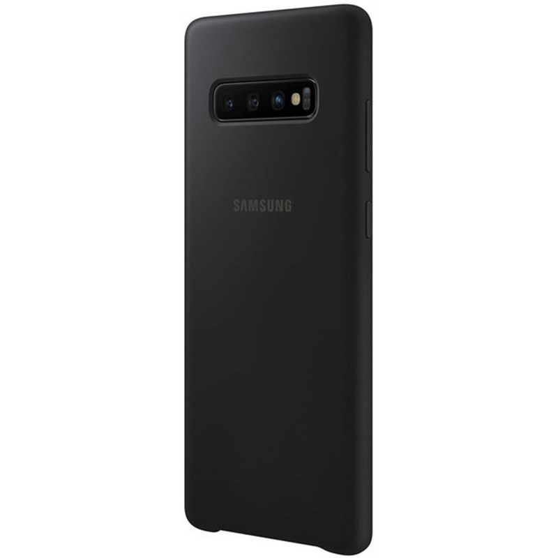 Чохол-накладка Samsung Silicone Cover для Samsung Galaxy S10+ SM-G975 Black (EF-PG975TBEGRU)