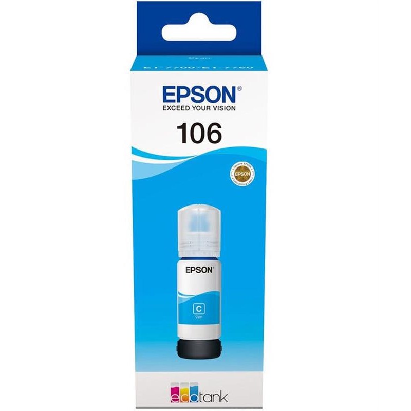 Чорнило Epson L7160/7180 Cyan (C13T00R240) 70 мл