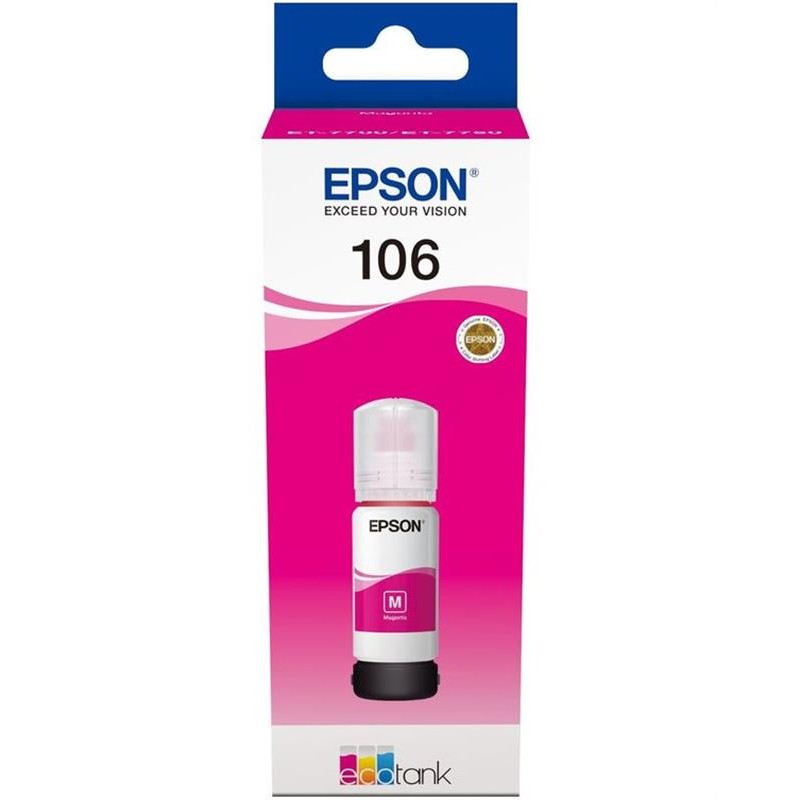 Чорнило Epson L7160/7180 Magenta (C13T00R340) 70 мл