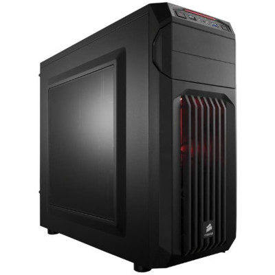 Корпус Corsair Carbide SPEC-01 Red LED Black (CC-9011050-WW) без БЖ