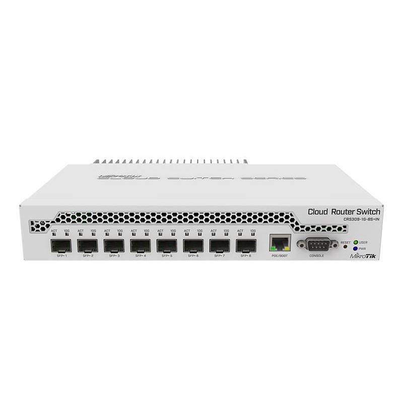 Комутатор MikroTik CRS309-1G-8S+IN