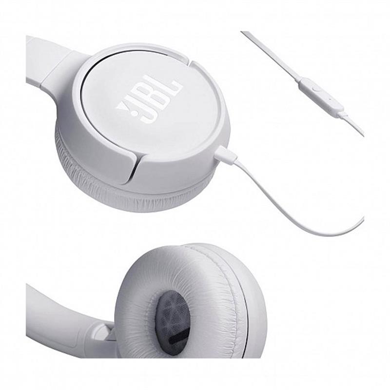 Гарнiтура JBL T500 White (JBLT500WHT)