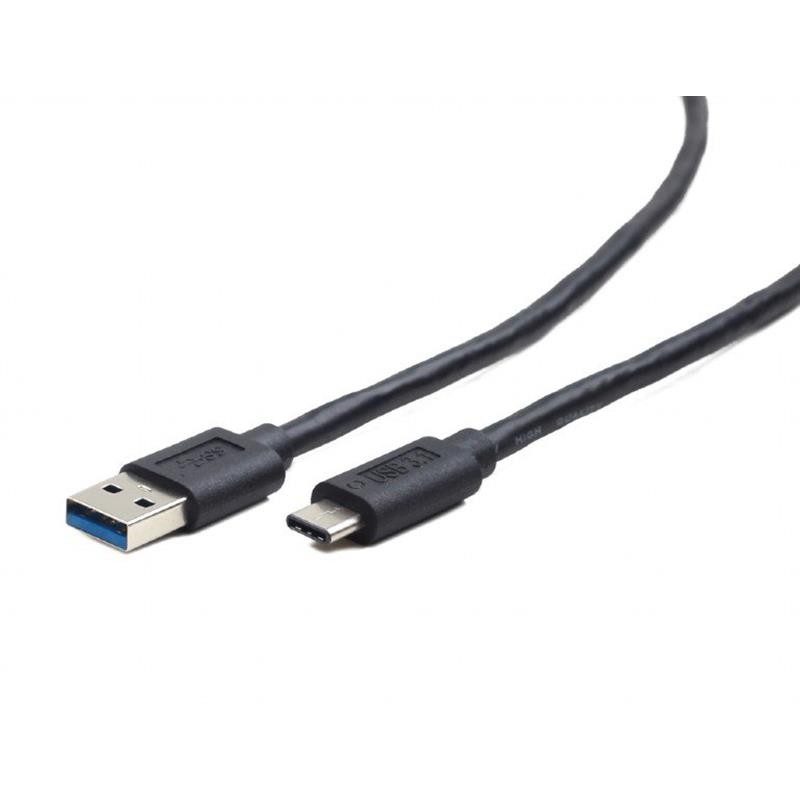 Кабель Cablexpert USB - USB Type-C V3.0 (M/M), 0.5 м, преміум, чорний (CCP-USB3-AMCM-0.5M)