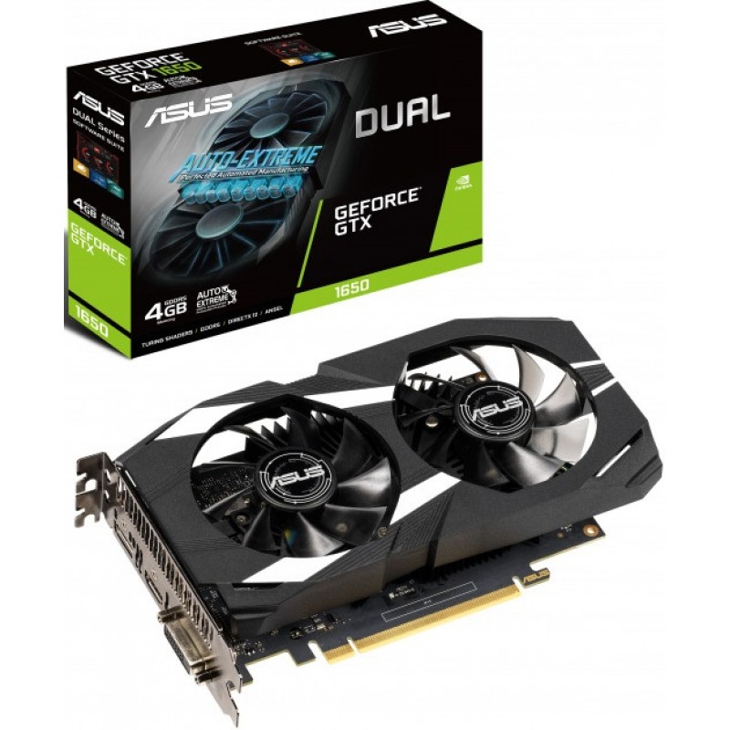 Відеокарта GF GTX 1650 4GB GDDR5 Dual Asus (DUAL-GTX1650-4G)