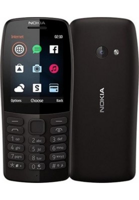 Мобiльний телефон Nokia 210 Dual Sim Black