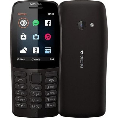 Мобiльний телефон Nokia 210 Dual Sim Black