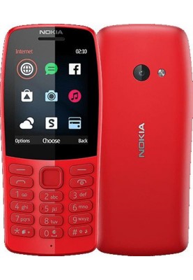 Мобiльний телефон Nokia 210 Dual Sim Red