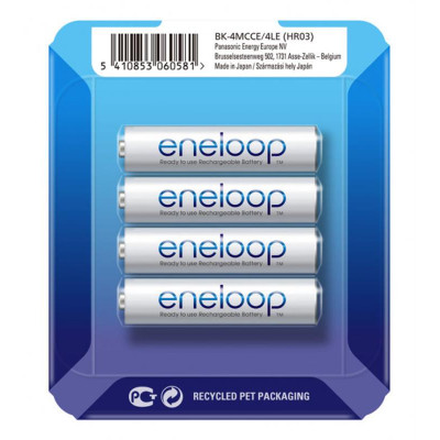 Акумулятори Panasonic Eneloop AAA/HR03 NI-MH 750 mAh BL 4 шт