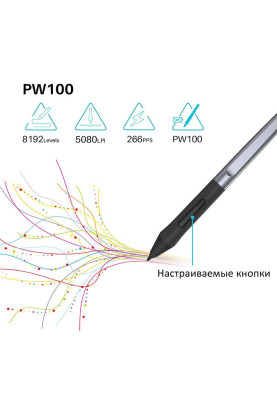 Графічний планшет Huion HS64 + рукавичка