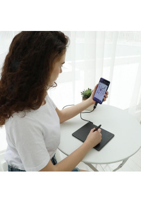 Графічний планшет Huion HS64 + рукавичка