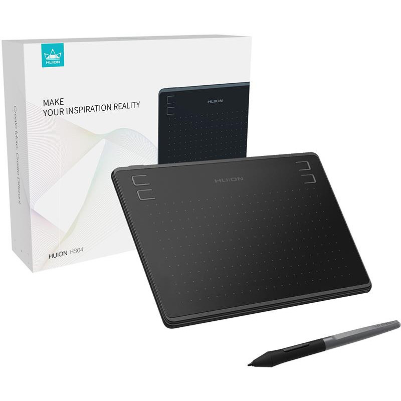 Графічний планшет Huion HS64 + рукавичка