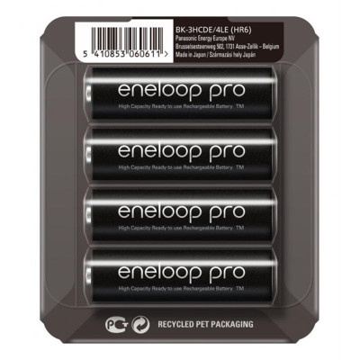 Акумулятори Panasonic Eneloop Pro AA/HR06 NI-MH 2500 mAh слайдерпак 4 шт