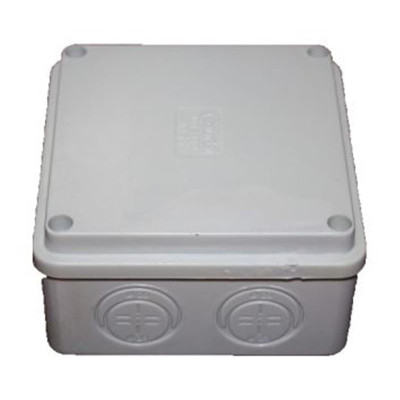 Коробка розподільна Courbi 100x100x50 сіра