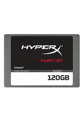 Накопичувач SSD  120GB Kingston HyperX Fury 3D 2.5" SATAIII 3D TLC (KC-S44120-6F)
