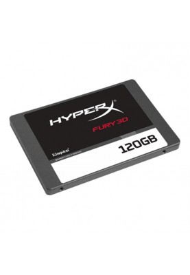 Накопичувач SSD  120GB Kingston HyperX Fury 3D 2.5" SATAIII 3D TLC (KC-S44120-6F)