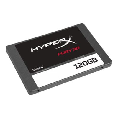 Накопичувач SSD  120GB Kingston HyperX Fury 3D 2.5" SATAIII 3D TLC (KC-S44120-6F)