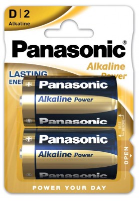 Батарейка Panasonic Alkaline Power D/LR20 BL 2 шт (2955)