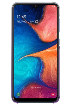 Чохол-накладка Samsung Gradation Cover для Samsung Galaxy A20 SM-A205 Violet (EF-AA205CVEGRU)